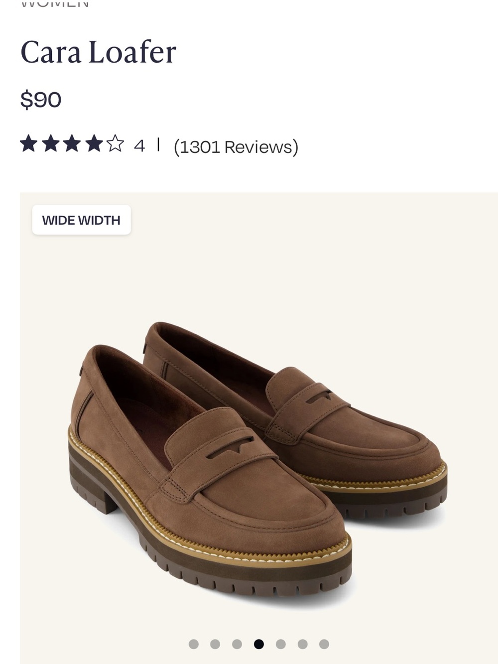 NWT Toms Brown Cara Loafer with Gold Trim IN BOX